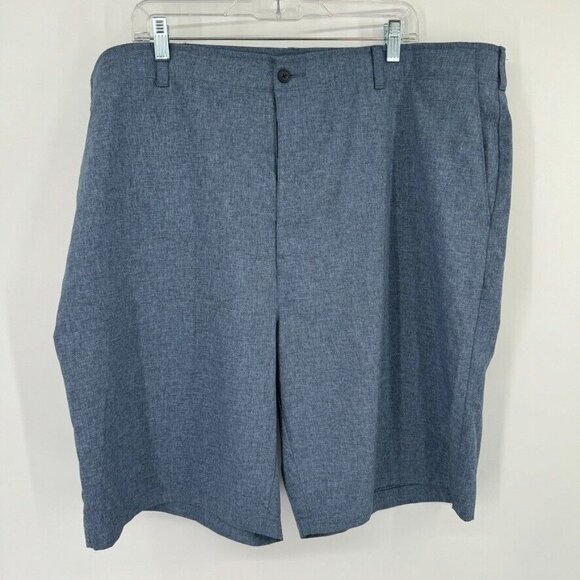 Ben Hogan light blue Golf Shorts Flat Front Men's Size 46 Polyester stretch - Picture 3 of 7